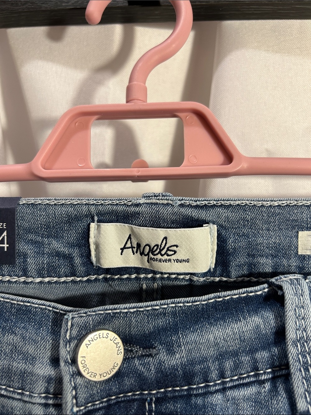 NWT Angels Forever Young Women's Forever Skinny Mid-Rise Crop Jeans - Picture 5 of 16